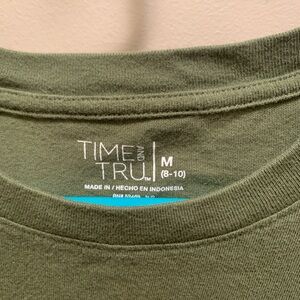 Time and Tru Forest Green Tee